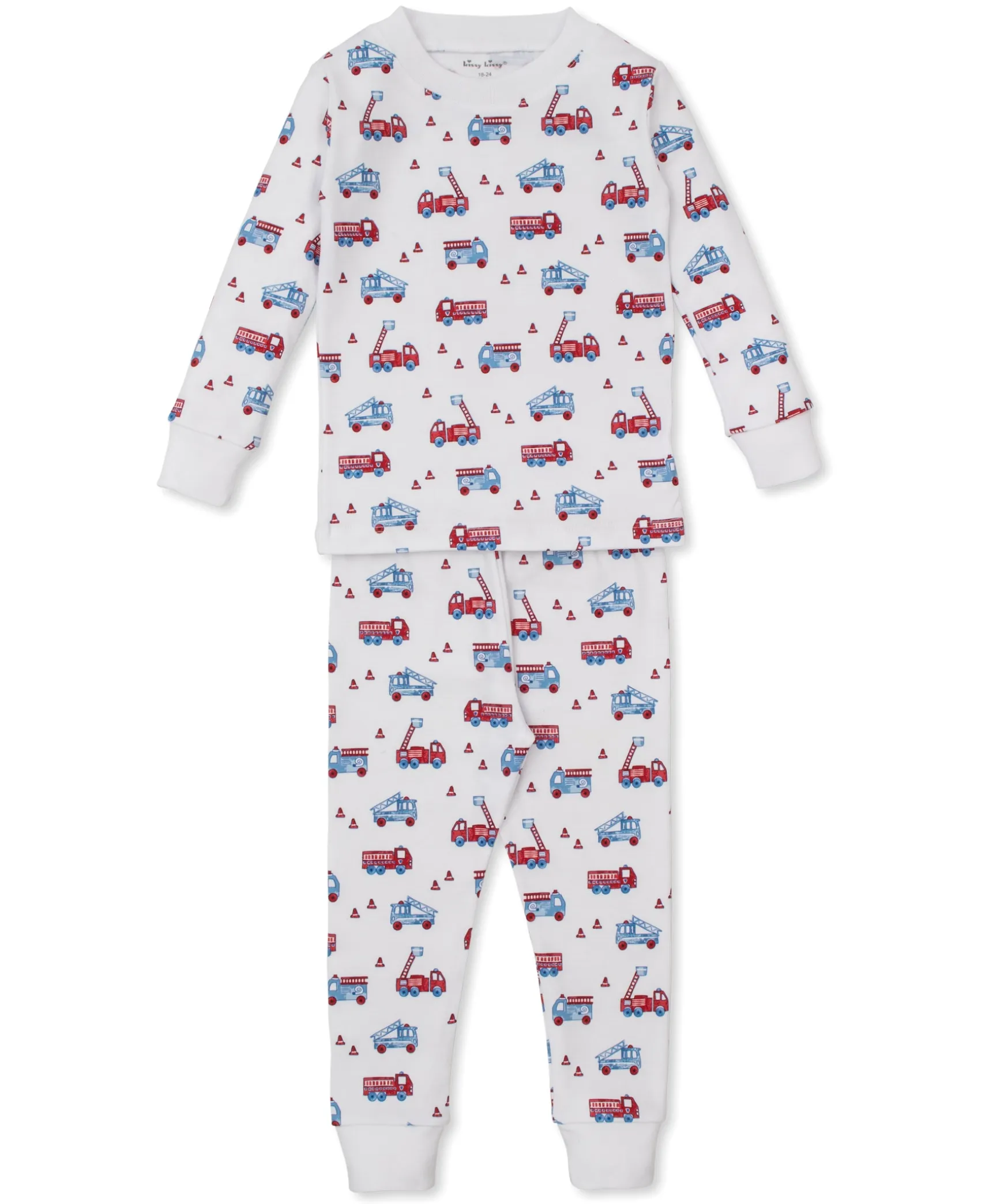 Flashing Firetrucks Pajama Set