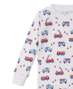 Flashing Firetrucks Pajama Set