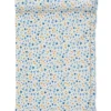 Floral Fantasy Blue Blanket