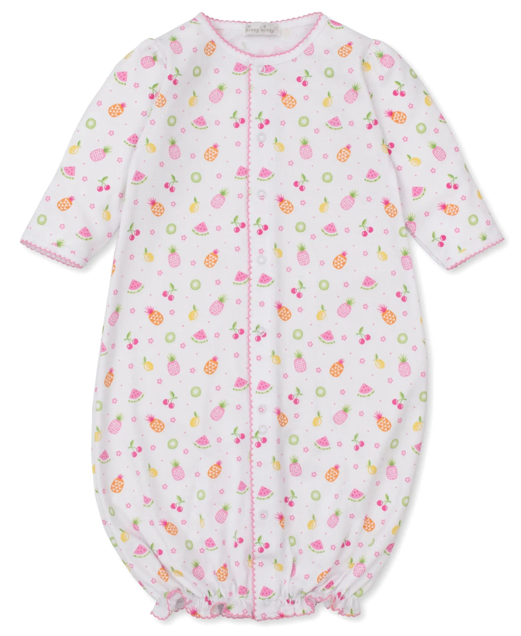 Fruit Fiesta White Convertible Gown