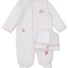 Fruit Fiesta White Footie & Hat Set