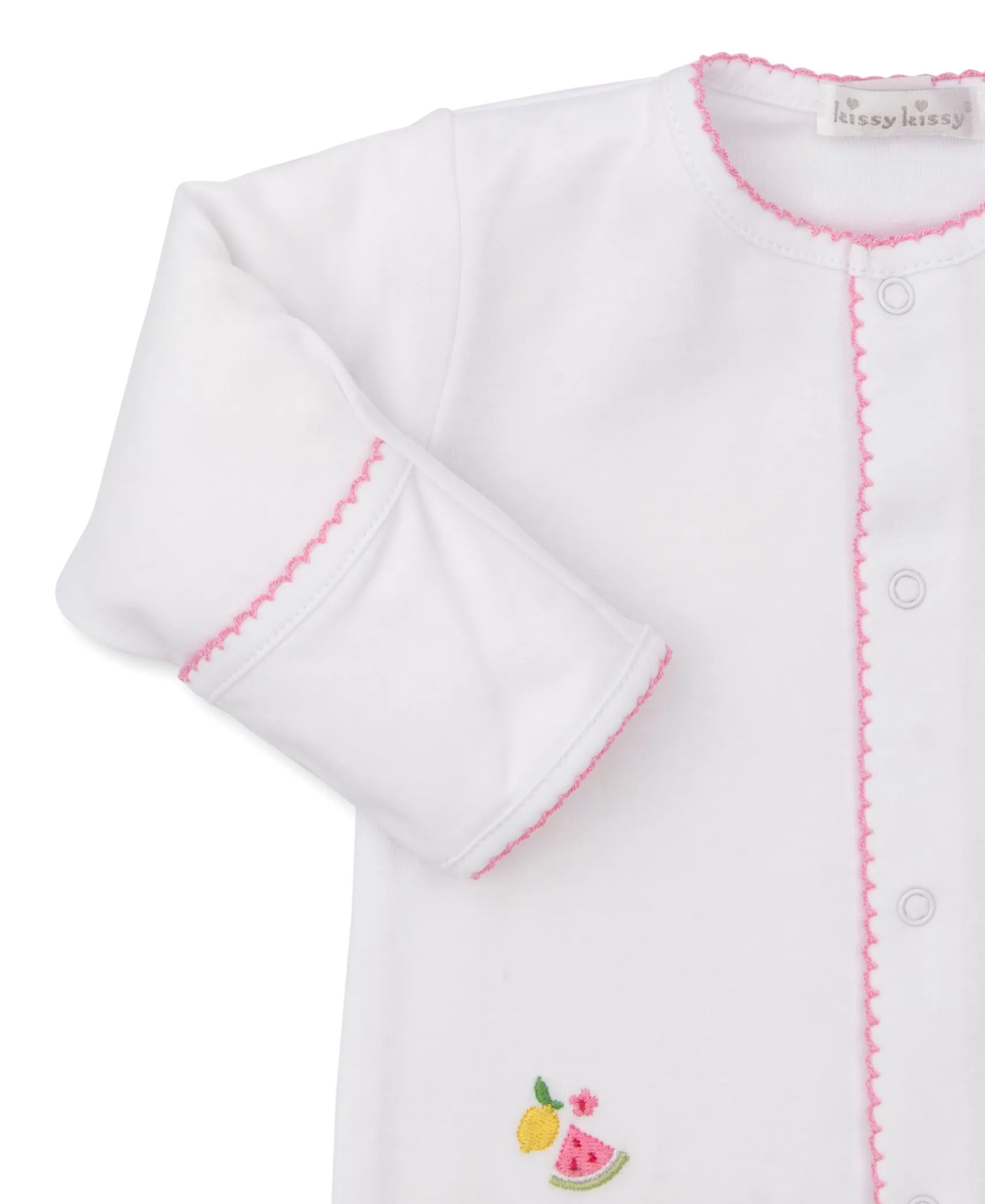 Fruit Fiesta White Footie & Hat Set