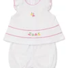 Fruit Fiesta White Sunsuit Set