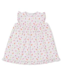Fruit Fiesta White Toddler Dress