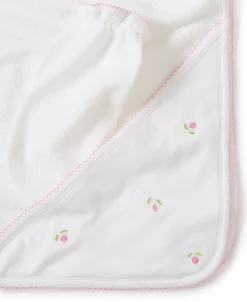 Garden Roses Hooded Towel with Mitt