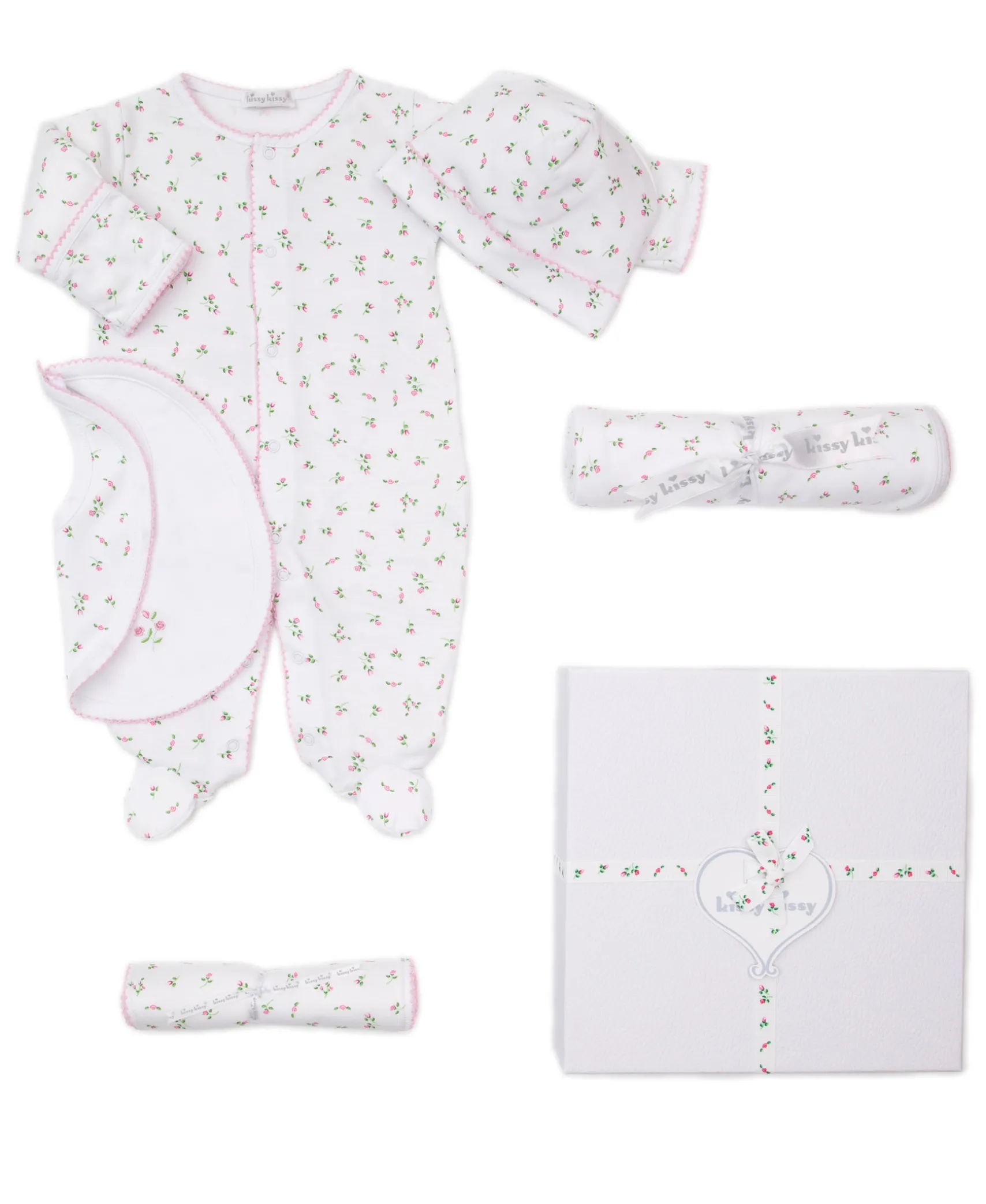 Garden Roses 5PC Gift Set w/Gift Box