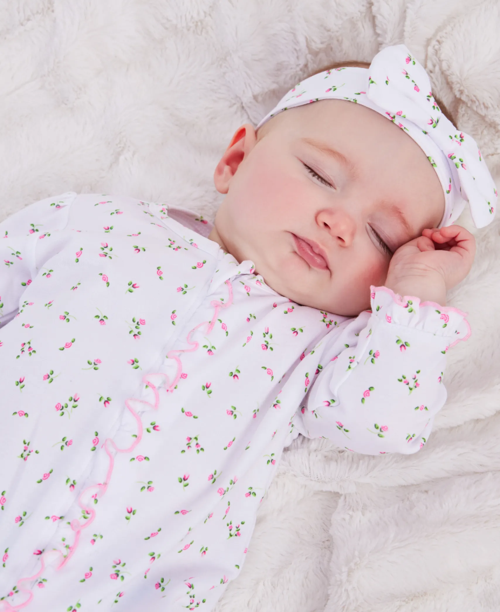 Garden Roses Print Headband