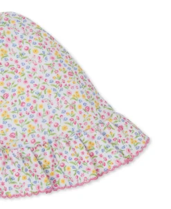 Garden Trellis Floral Floppy Hat