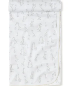 Giraffe Generations Print Blanket