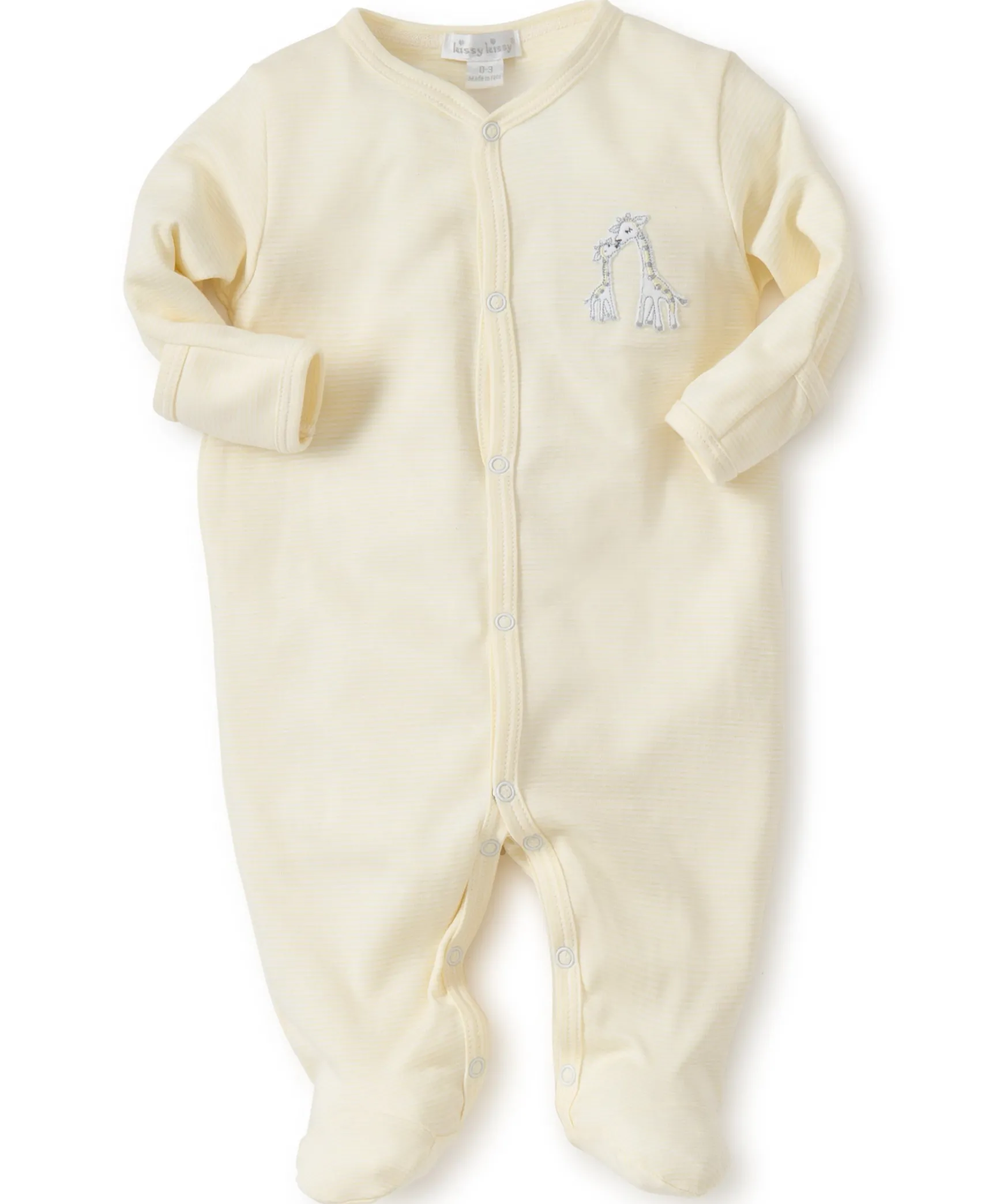 Giraffe Generations Striped Footie