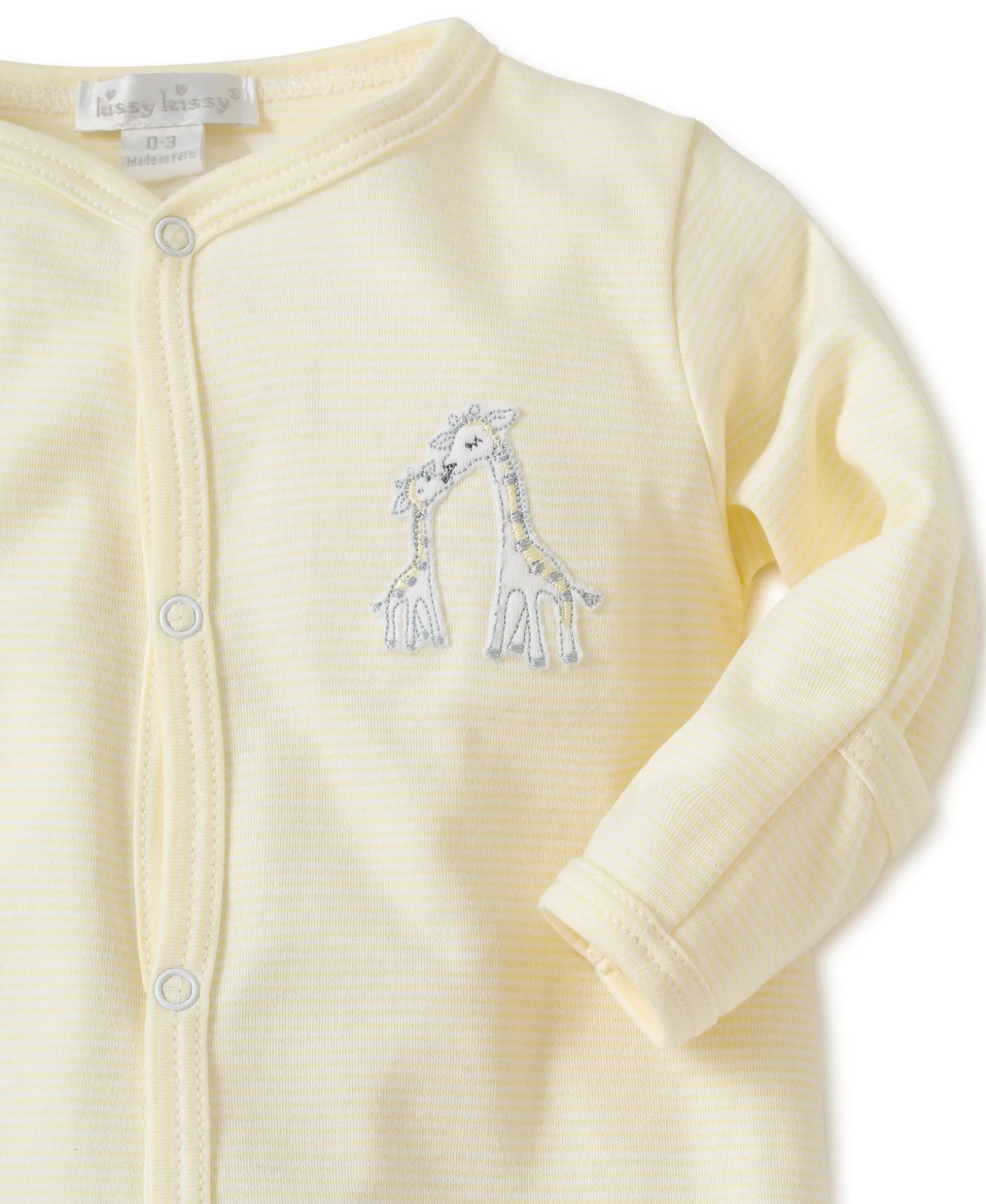 Giraffe Generations Striped Footie