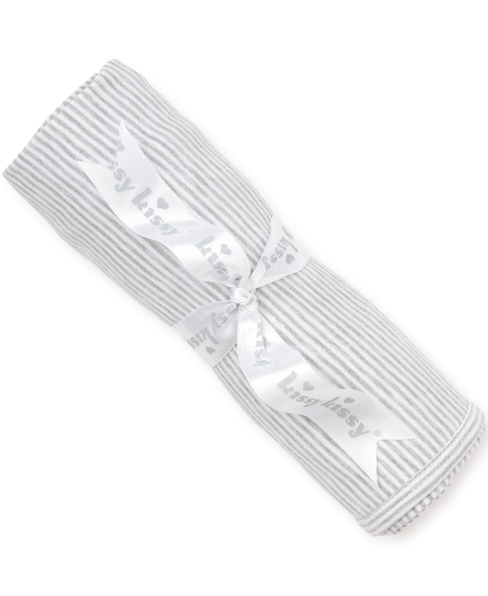 Gray Kissy Essentials Stripe Blanket