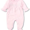 Hand Smocked CLB Charmed Pink Footie