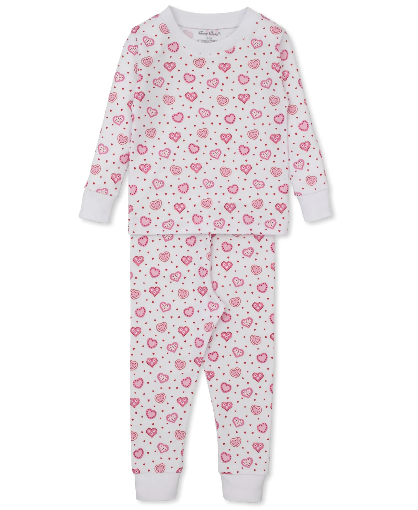 Heartfelt Hearts Toddler Pajama Set