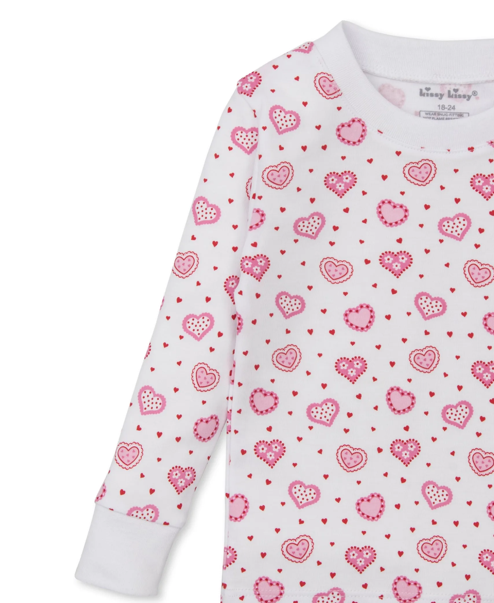 Heartfelt Hearts Toddler Pajama Set