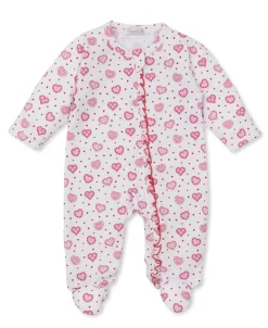 Heartfelt Hearts Zip Footie