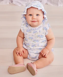 Heavenly Hydrangeas Blue Floppy Hat