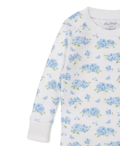 Heavenly Hydrangeas Blue Pajama Set