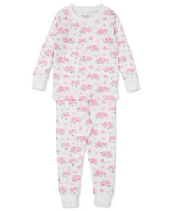 Heavenly Hydrangeas Pink Pajama Set