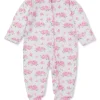 Heavenly Hydrangeas Pink Zip Footie