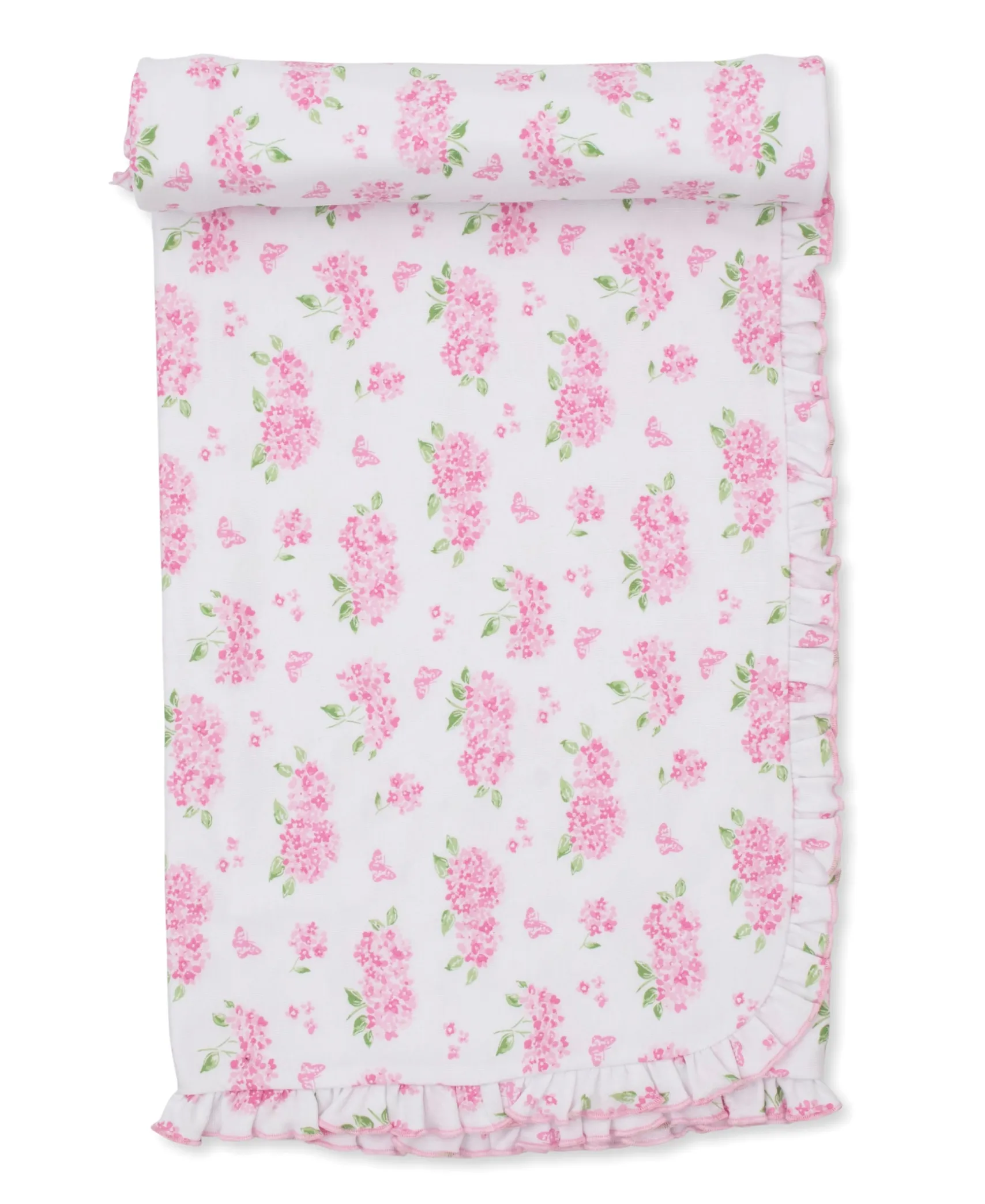 Heavenly Hydrangeas Pink Blanket