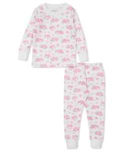 Heavenly Hydrangeas Pink Pajama Set