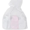 Kissy Dots 3 Pack Pink Mittens Set w/ Tulle Bag