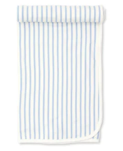 Kissy Love Basics Blue Stripes Blanket