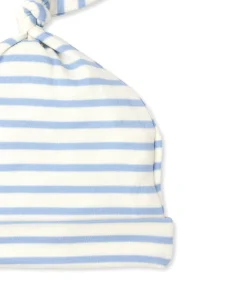 Kissy Love Basics Blue Stripes Knotted Hat