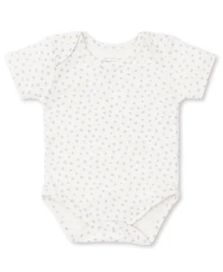 Kissy Love Basics Lilac Speckles Short Sleeve Bodysuit