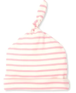 Kissy Love Basics Pink Stripes Knotted Hat