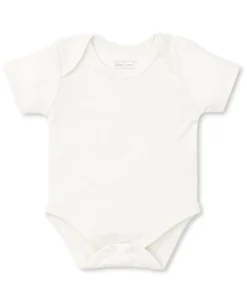 Kissy Love Basics Short Sleeve Cream Bodysuit