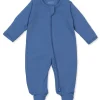 Kissy Love Blue Zip Footie