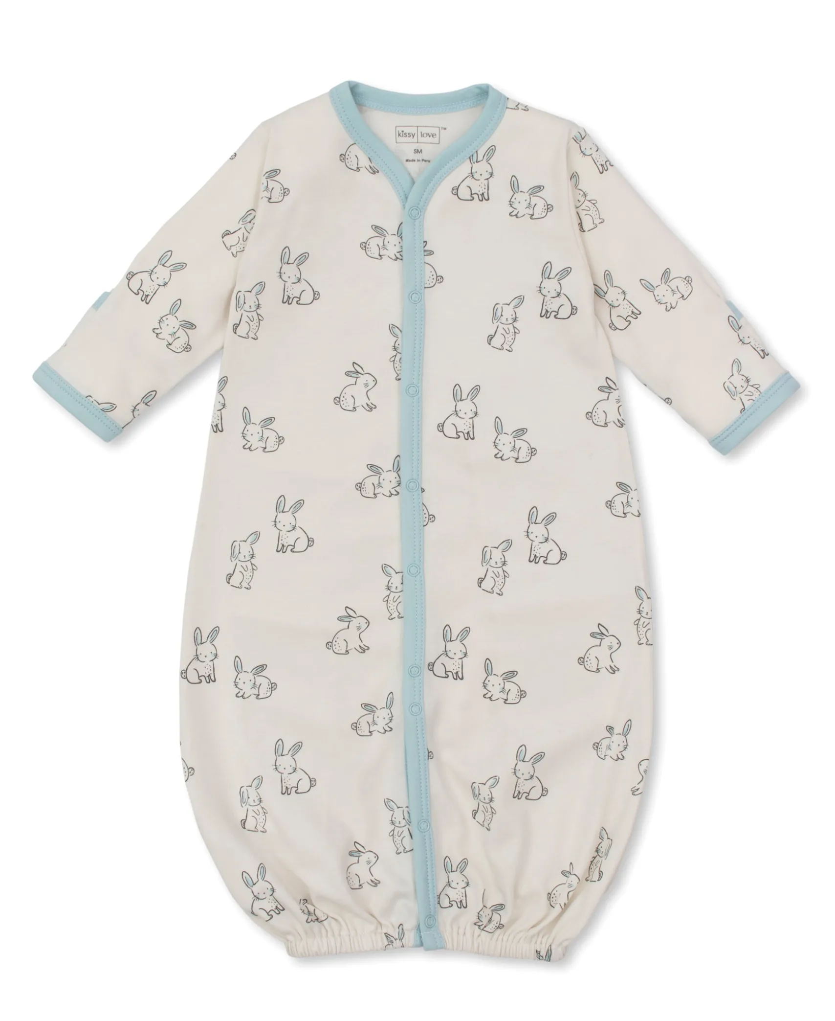 Kissy Love Bunny Buddies Blue Convertible Gown