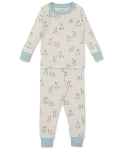 Kissy Love Bunny Buddies Blue Toddler Pajama Set