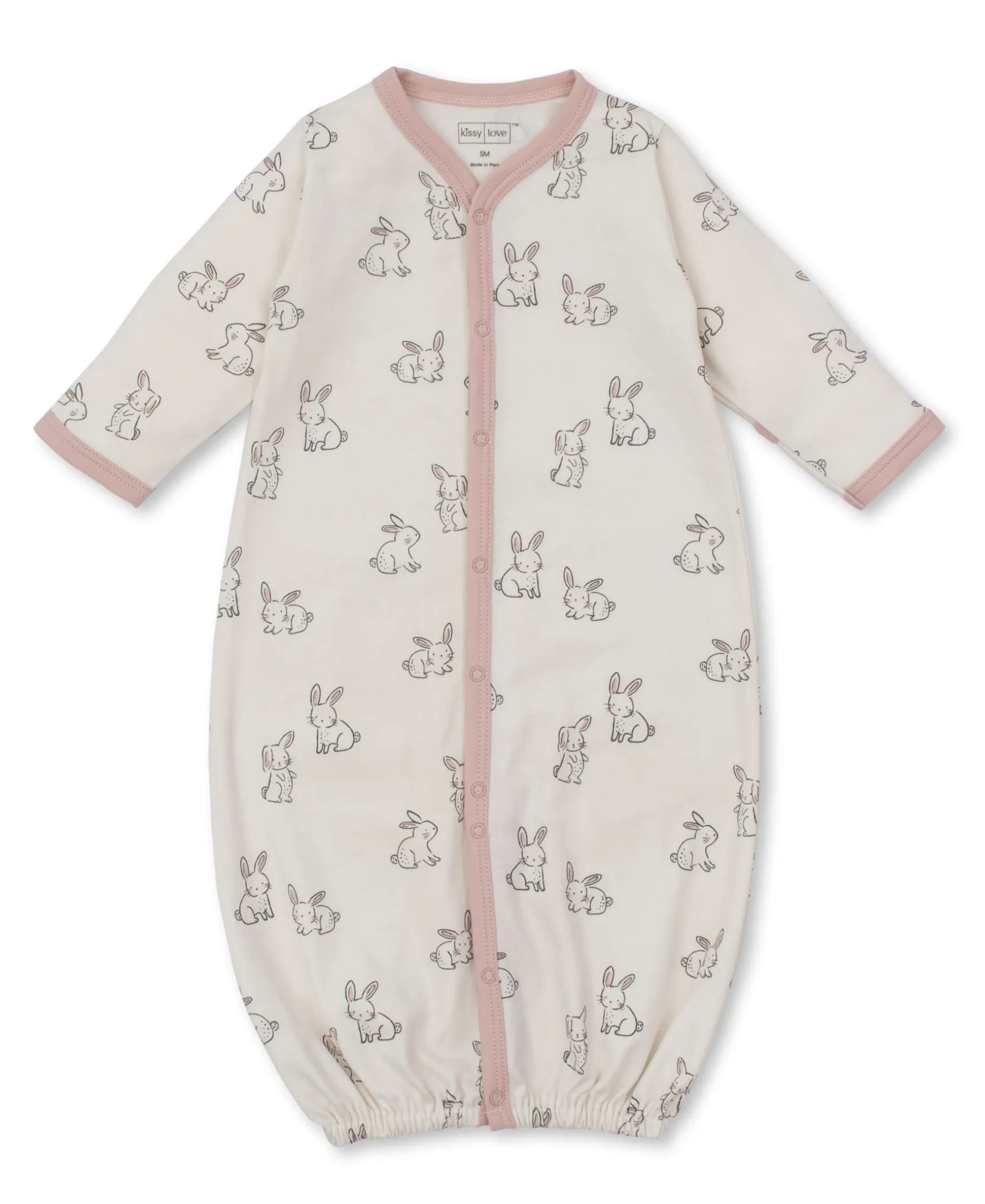 Kissy Love Bunny Buddies Pink Convertible Gown