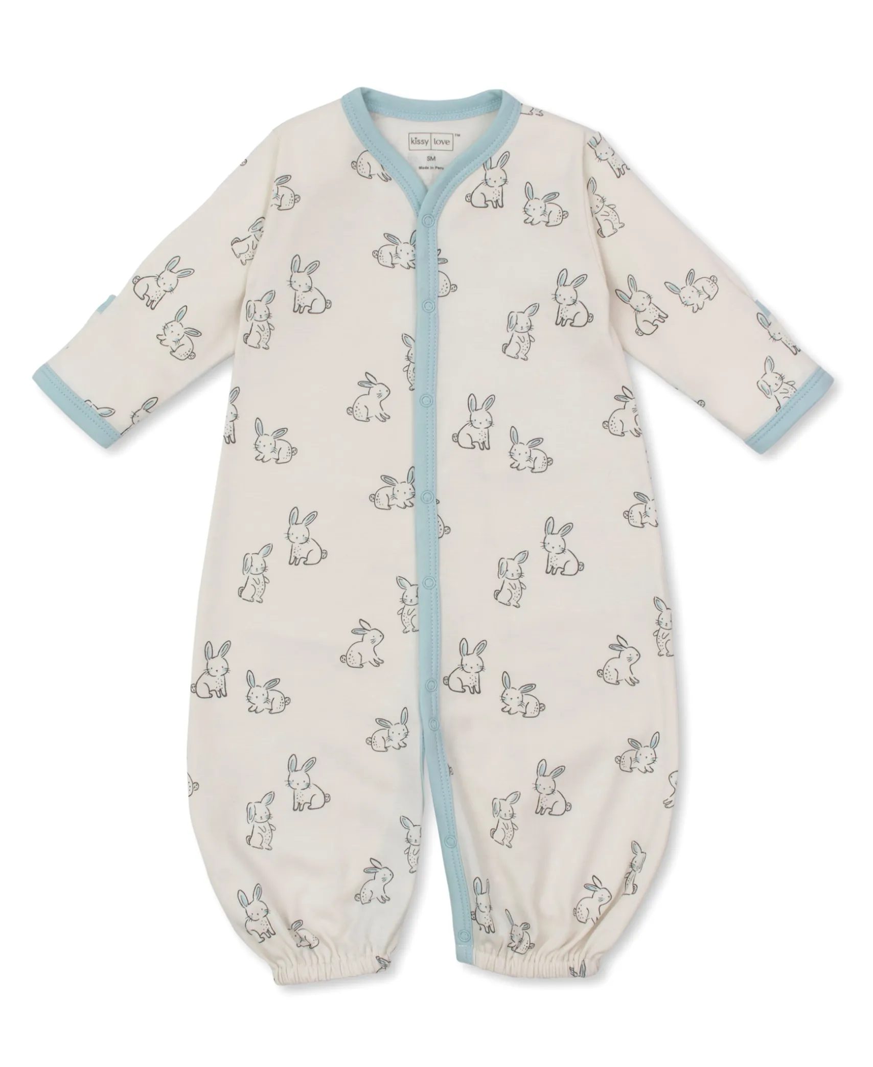 Kissy Love Bunny Buddies Blue Convertible Gown