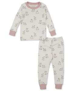 Kissy Love Bunny Buddies Pink Toddler Pajama Set