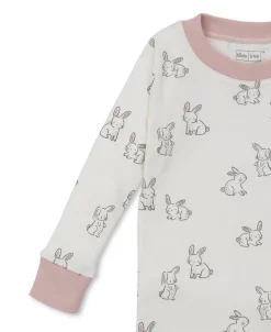 Kissy Love Bunny Buddies Pink Toddler Pajama Set