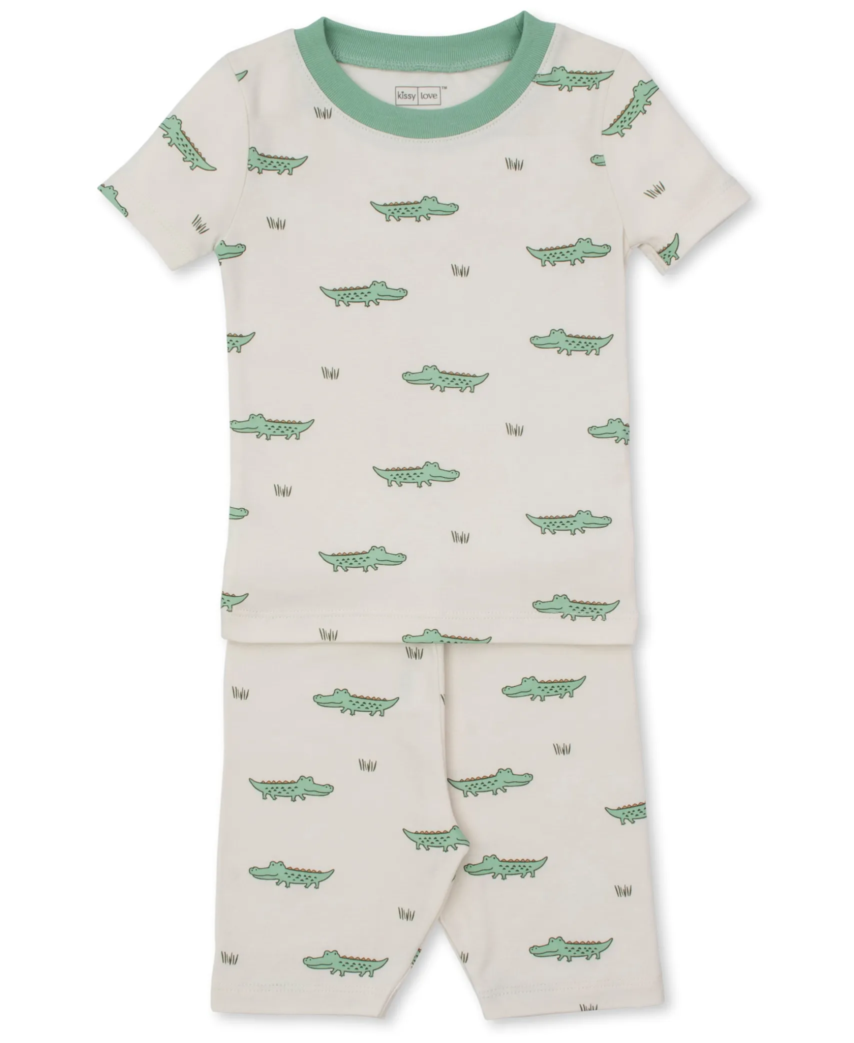 Kissy Love Crocodile Walk Short Pajama Set