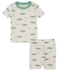 Kissy Love Crocodile Walk Short Pajama Set