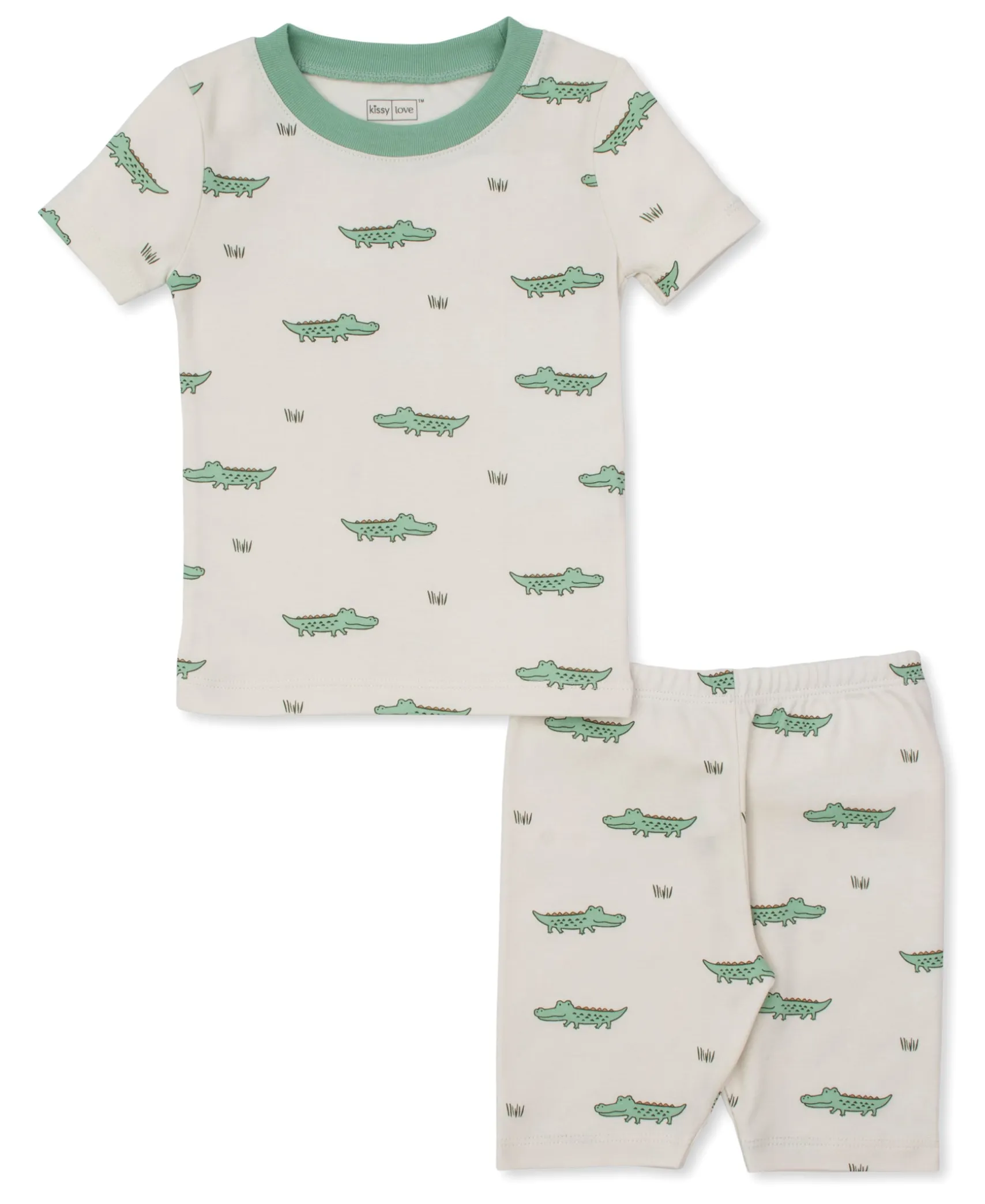 Kissy Love Crocodile Walk Short Pajama Set