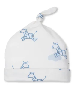 Kissy Love Dreamy Zebras Blue Hat