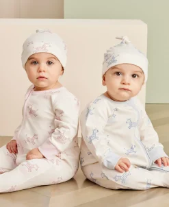 Kissy Love Dreamy Zebras Blue Hat