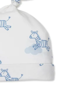 Kissy Love Dreamy Zebras Blue Hat