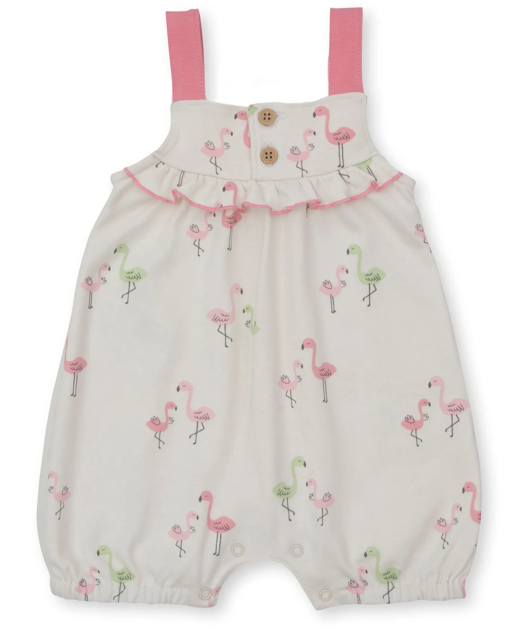 Kissy Love Flamingo Love Short Playsuit
