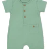 Kissy Love Green Short Playsuit