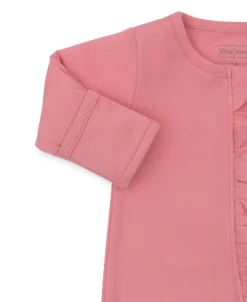 Kissy Love Pink Zip Footie