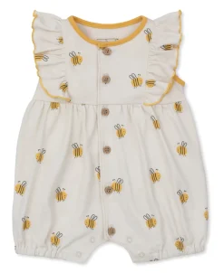 Kissy Love Tumbling Bees Sleeveless Playsuit