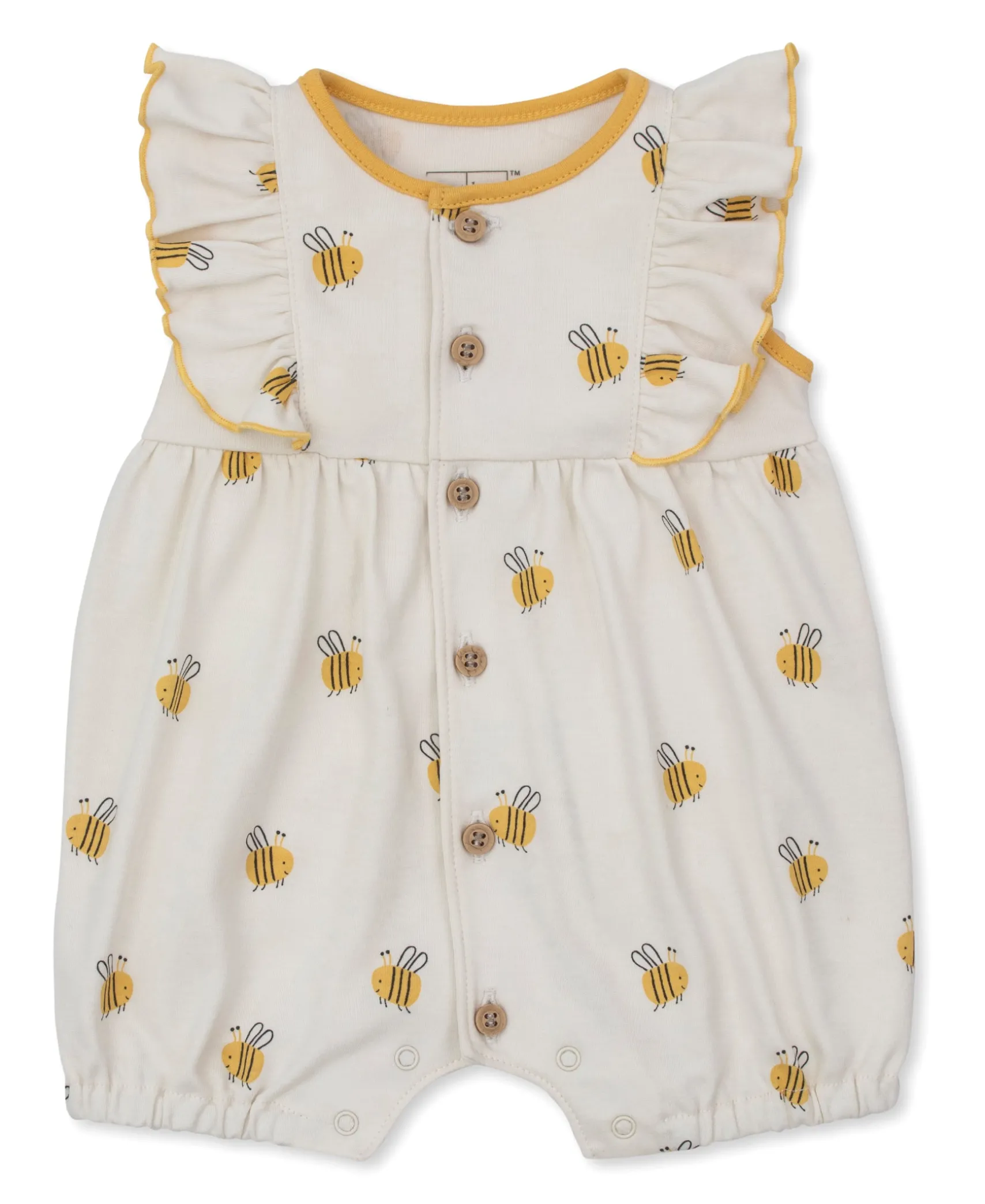 Kissy Love Tumbling Bees Sleeveless Playsuit